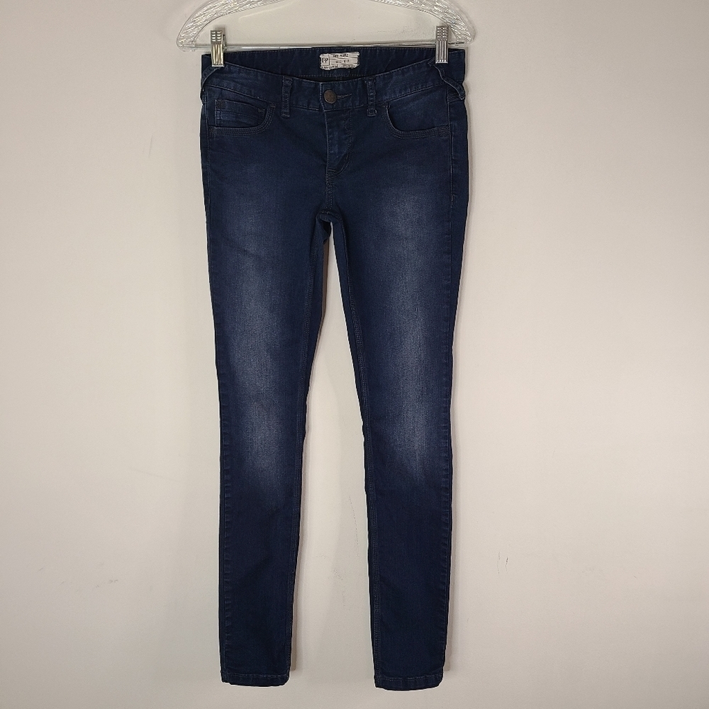 Free People Dark Blue Low Rise Skinny Jeans 27